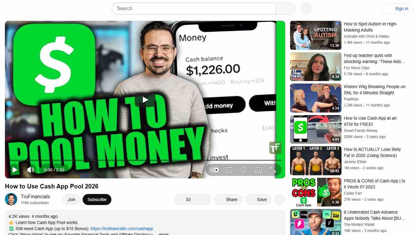 How to Use Cash App Pool 2026 - YouTube