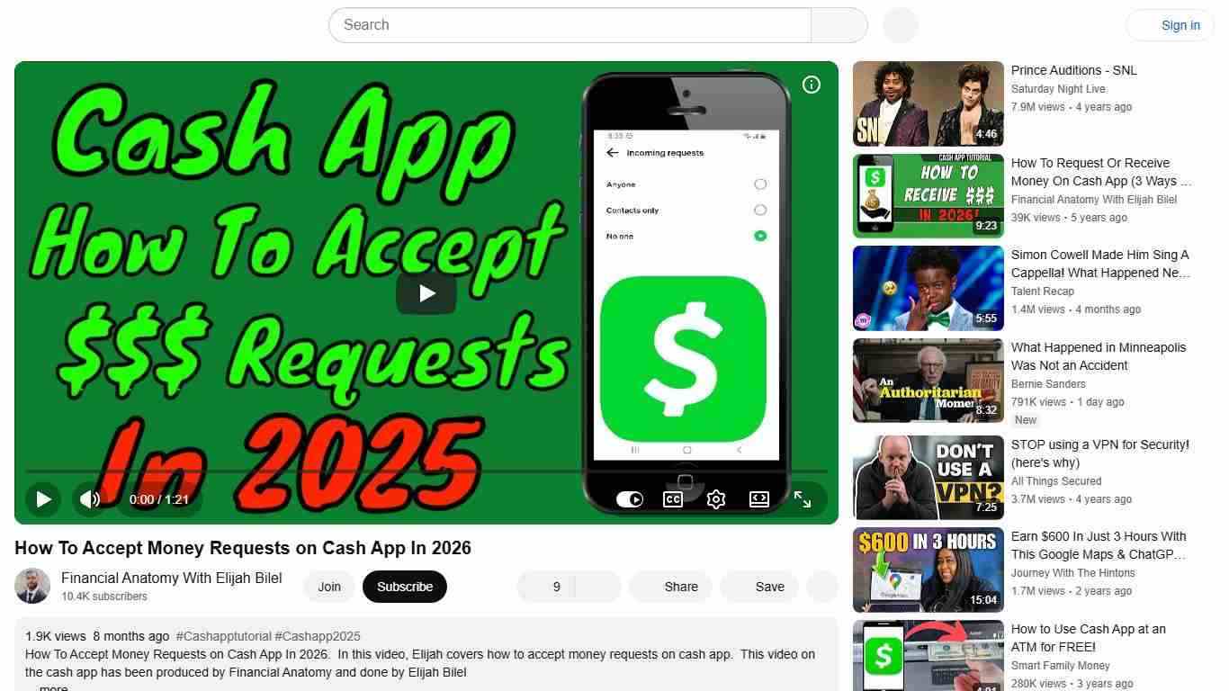 How To Accept Money Requests on Cash App In 2026 - YouTube