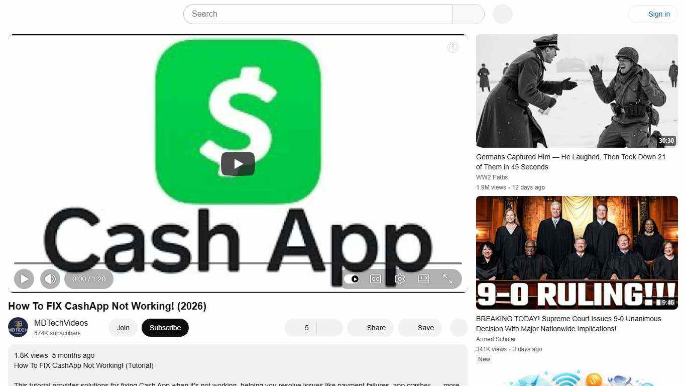 How To FIX CashApp Not Working! (2026) - YouTube